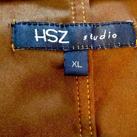 HSZ STUDIO XL WOMEN DRESS BROWN GREAT CONDITION - Picture 4 of 5